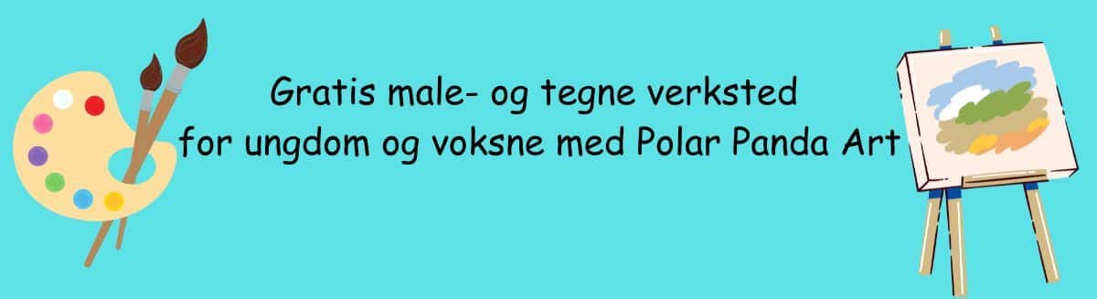 Gratis tegne- og maleverksteder for ungdom og voksne