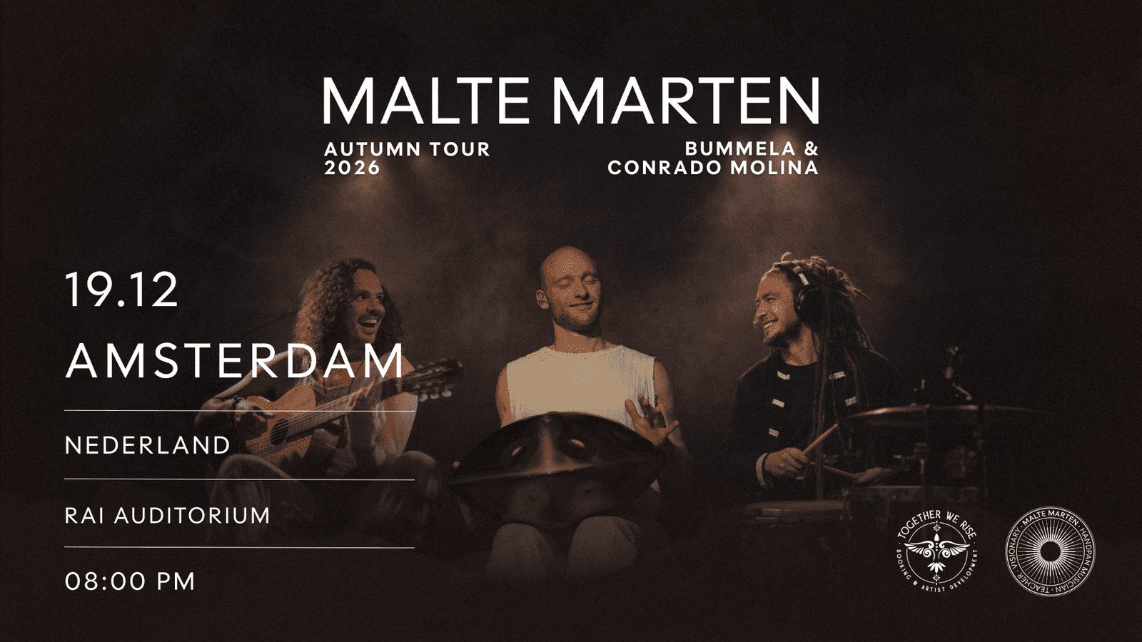 Malte Marten – Handpan Concert Live in Amsterdam