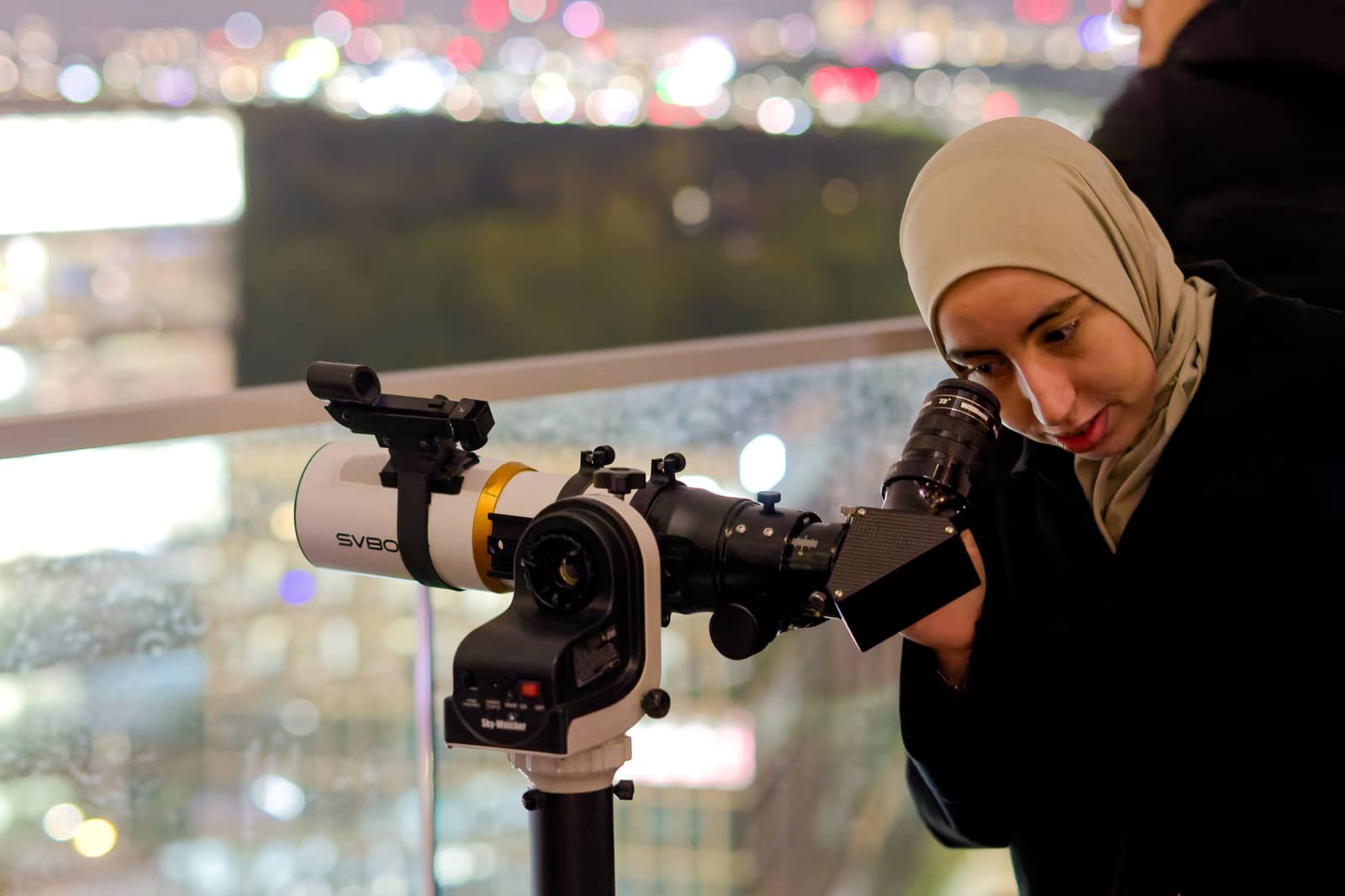Stargazing at a four-star hotel