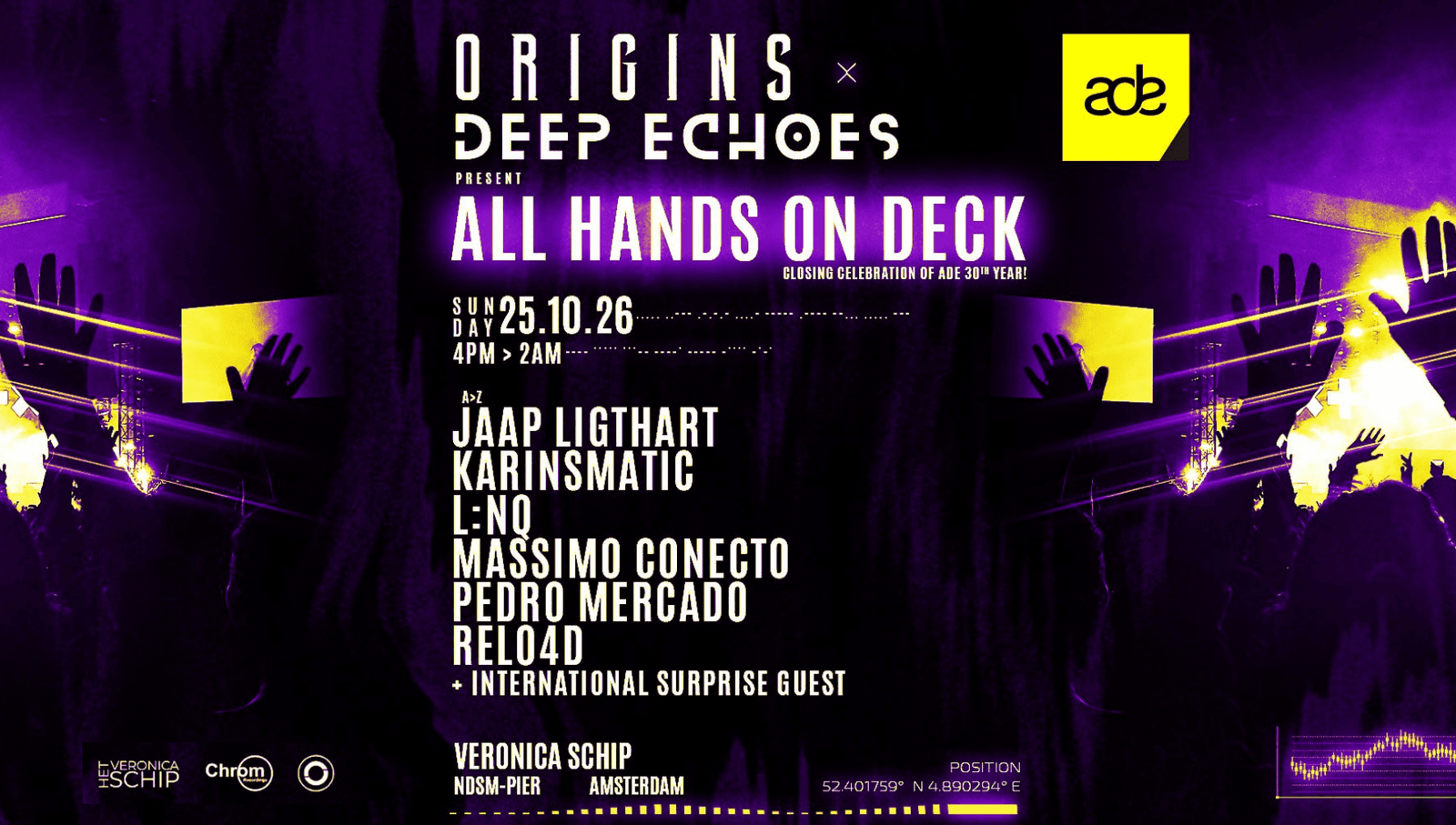 ORIGINS x Deep Echoes present: All Hands on Deck