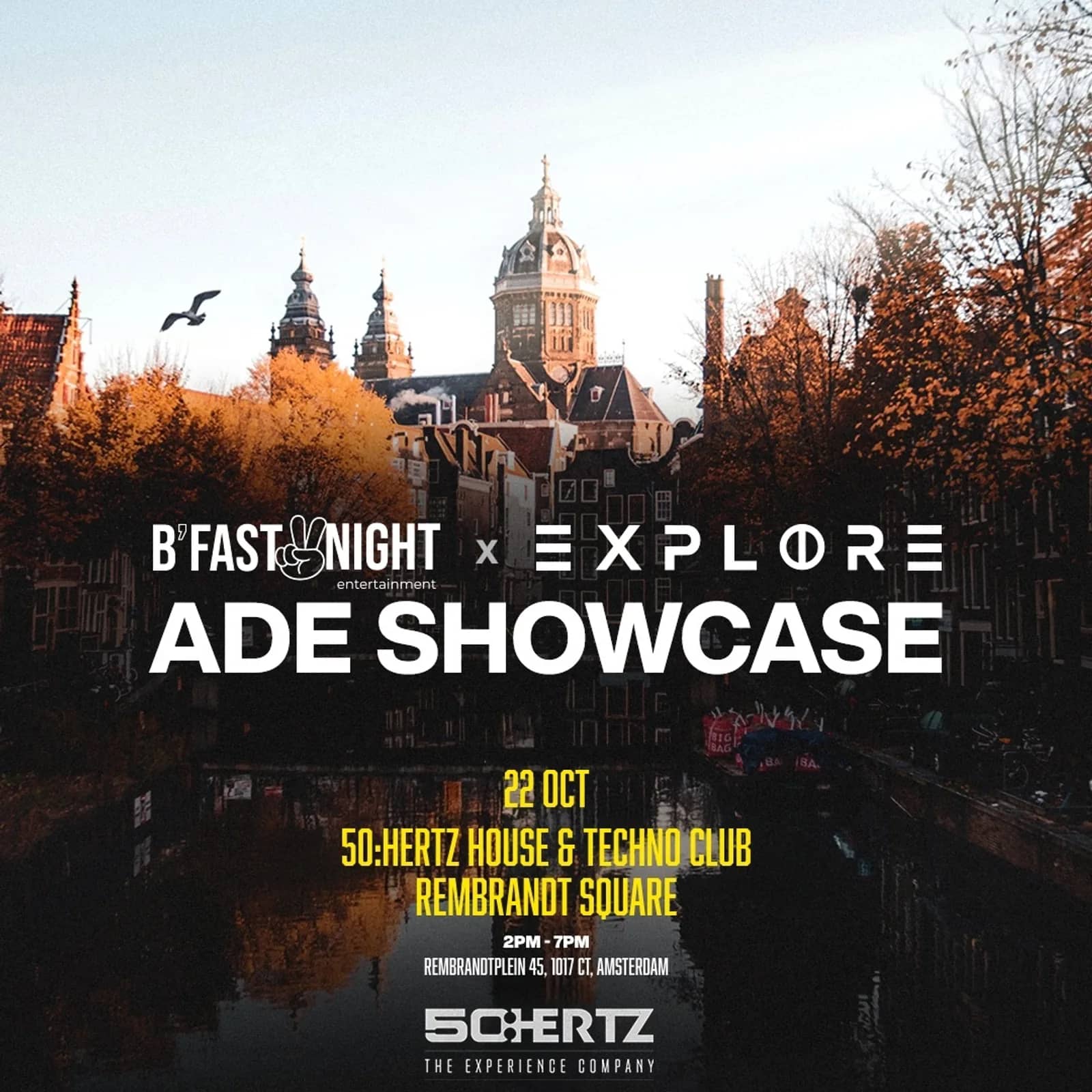 B'fast2night & Explore - ADE Showcase