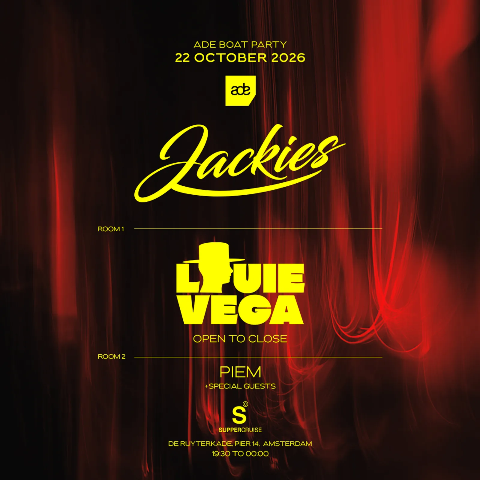 Jackies ADE Boat Party 2026 - Louie Vega - Open to Close