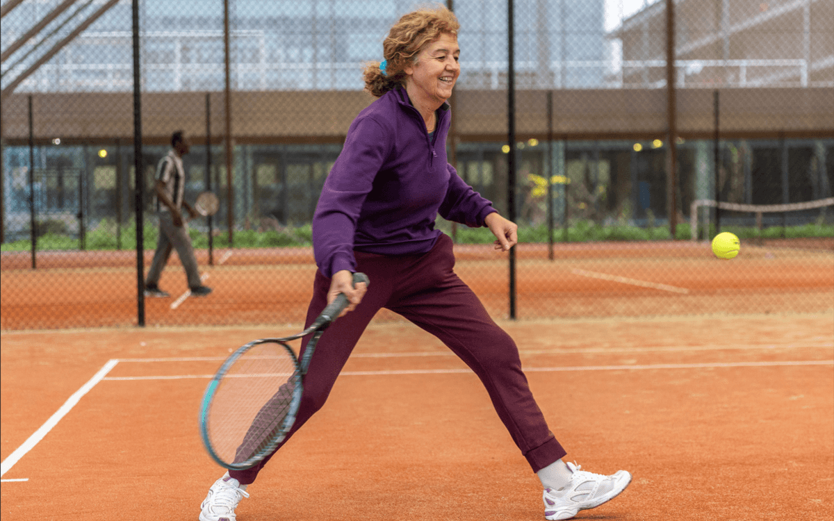 Outdoor Senior Sports: Tennis by the Departmental Tennis Committee and TC de Lutèce