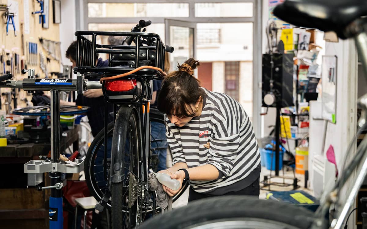 Réparation de vélos musculaires