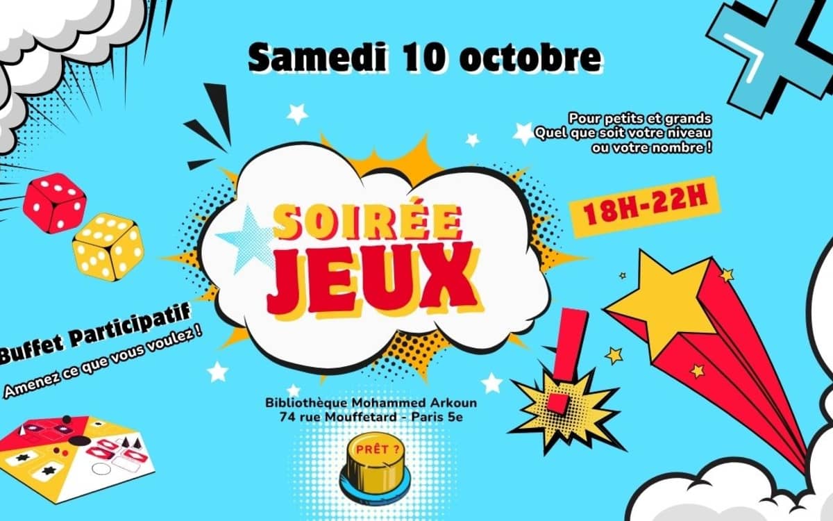 Soirée jeux de société