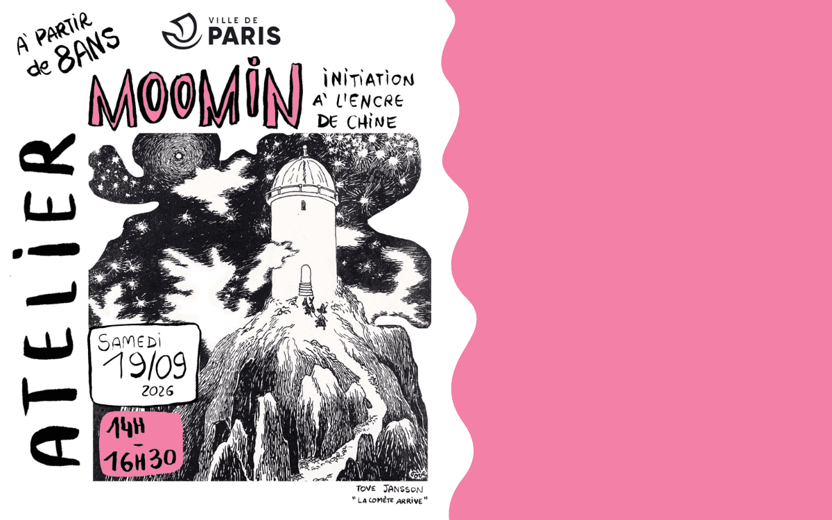 Atelier Moomin : initiation à l'encre de chine