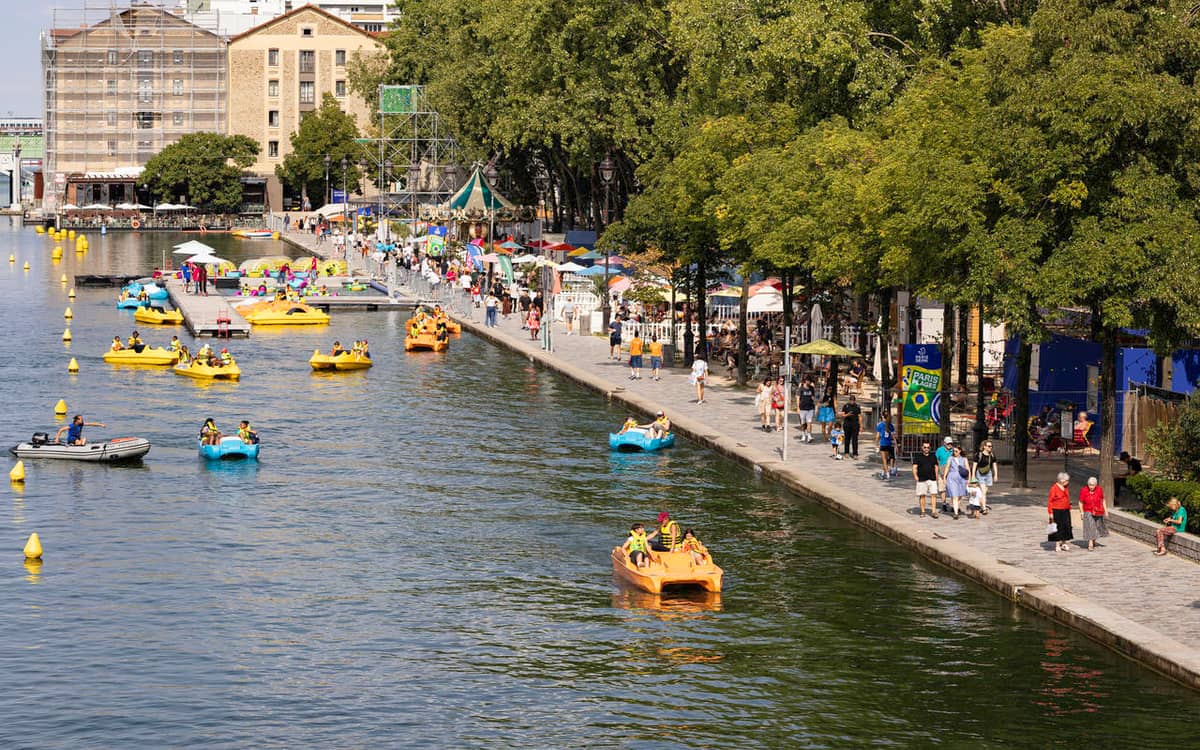 La Guinguette Sport Santé Visits the Villette Basin!