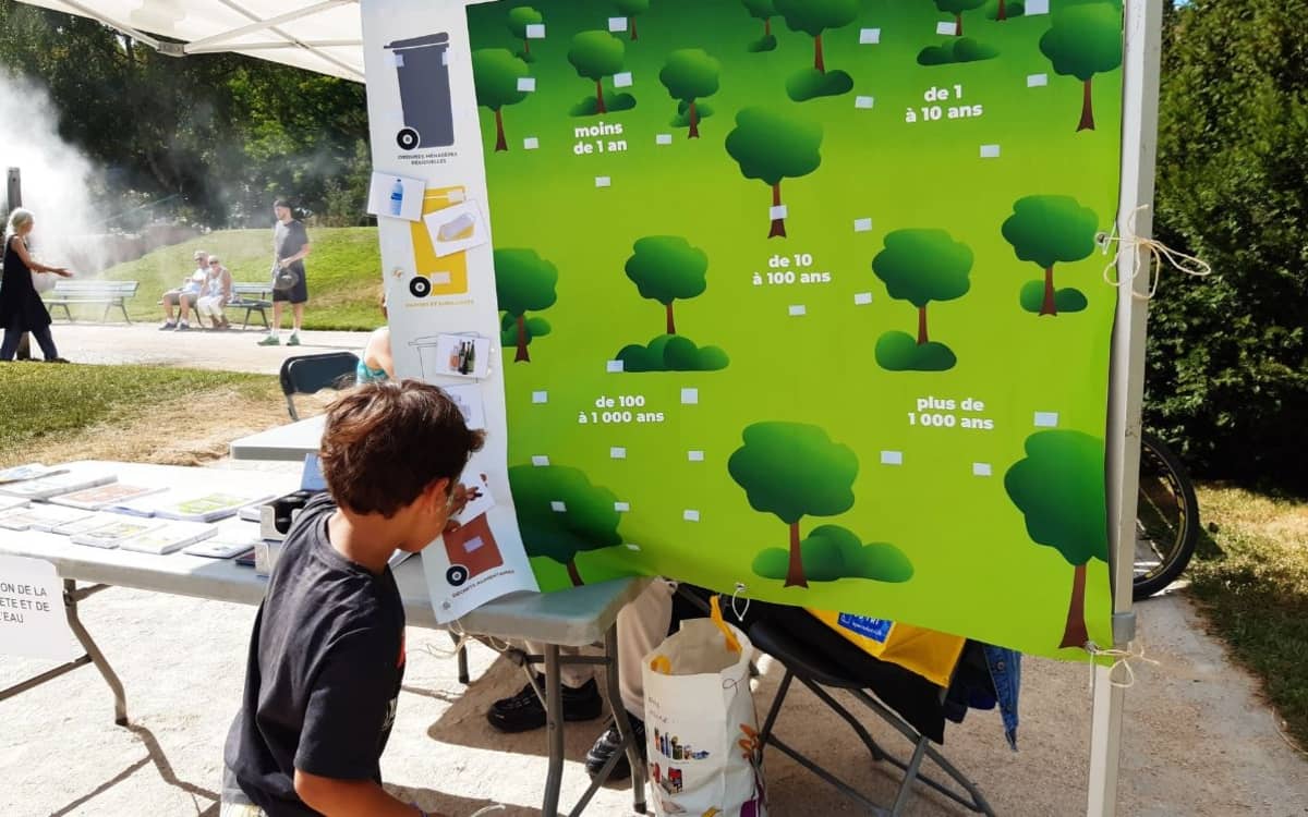 Atelier de sensibilisation au temps de dégradation des déchets