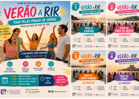 Verão a RiR - Yoga do Riso na Praia