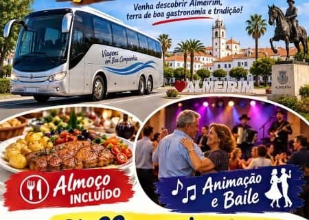 Excursão a Almeirim, terra de boa gastronomia, bons vinhos.