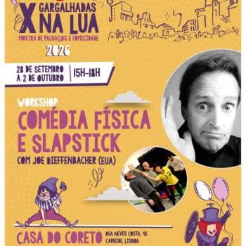 Workshop "Comédia Física e Slapstick" com Joe Dieffenbacher (EUA)
