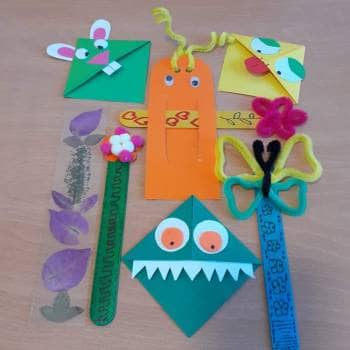 Bookmark making workshop