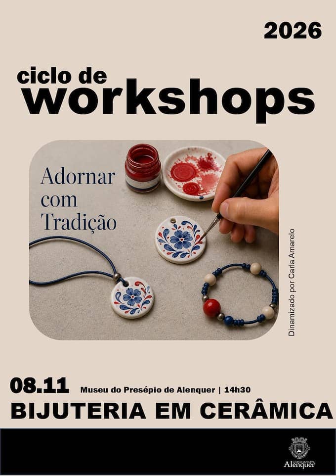 Workshop de Pintura de Bijuteria em Cerâmica - Adornar com Tradição