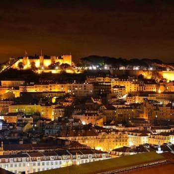Full Moon Walk through Lisbon Viewpoints