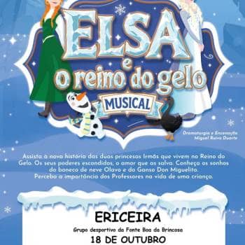 musical ELSA E O REINO DO GELO na Ericeira