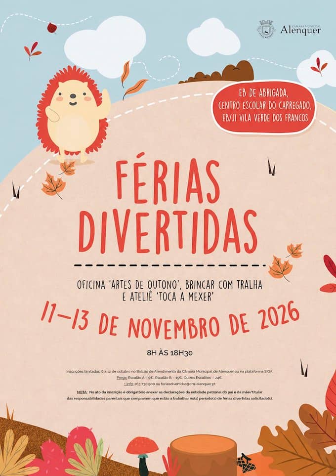 Férias Divertidas - Outono | Inscrições