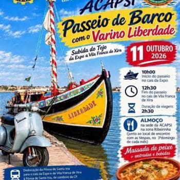 Passeio de Barco com o Varino Liberdade