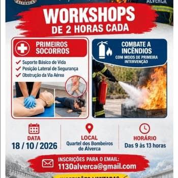 Workshops - Centenário dos Bombeiros Voluntários de Alverca