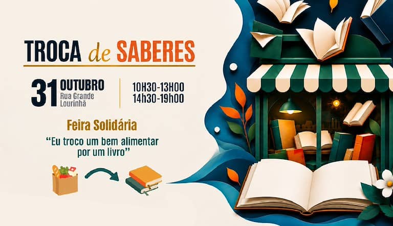 Feira do livro solidária | Troca de Saberes