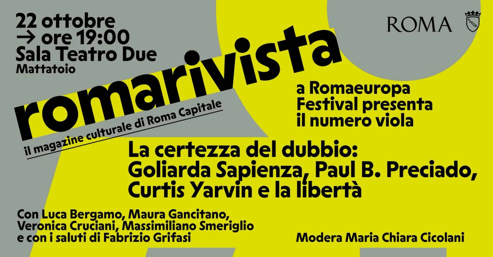 Romarivista, il magazine di Roma Capitale, presenta il numero viola