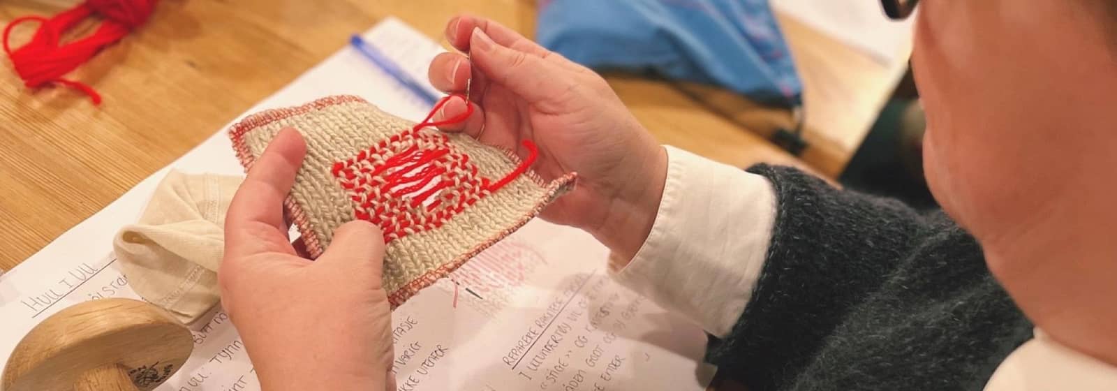 Kurs med DNT ReTuren: Hull i ull- grunnleggende stopping