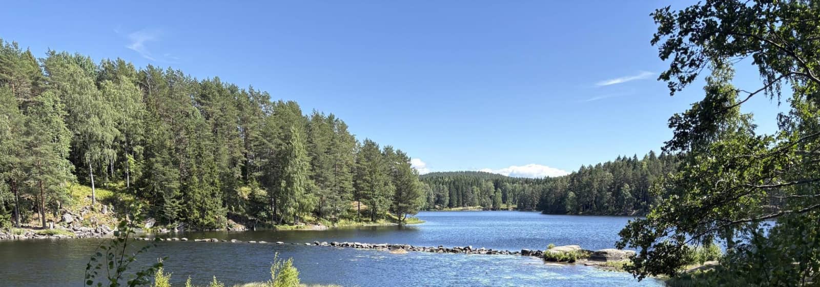 Nøklevann rundt på sti (Vandregruppa)