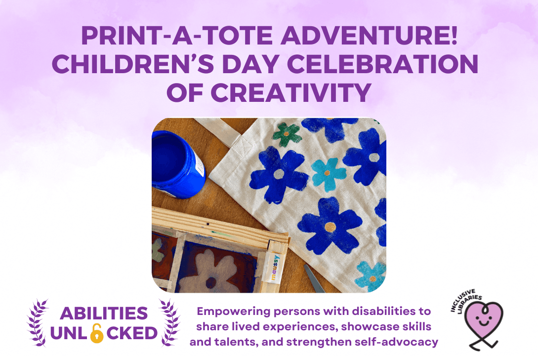 Print-a-Tote Adventure! Children's Day Celebration of Creativity