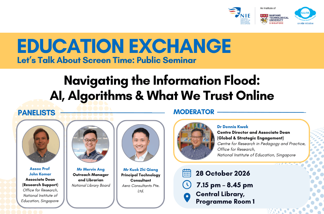 Education Exchange: Navigating the Information Flood – AI, Algorithms & What We Trust Online