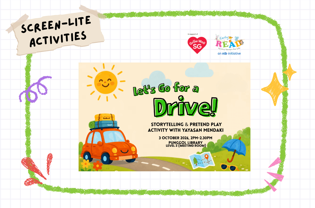 ["I Can Be..." Storytime Series] Let's Go for a Drive! – Storytelling & Pretend Play Activity with Yayasan MENDAKI