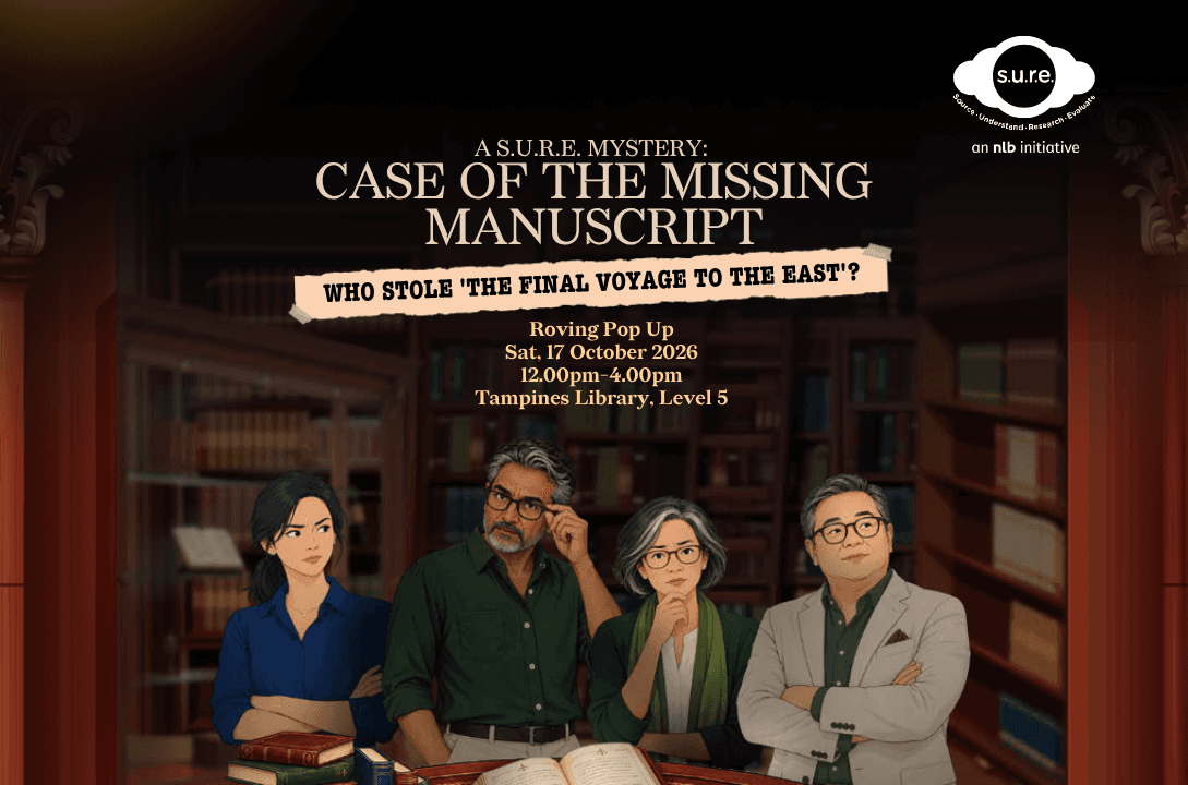 [A S.U.R.E. Mystery: Mission 1] Roving Pop Up @ Tampines Library