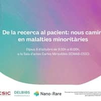 Jornada “De la recerca al pacient: nous camins en malalties minoritàries”