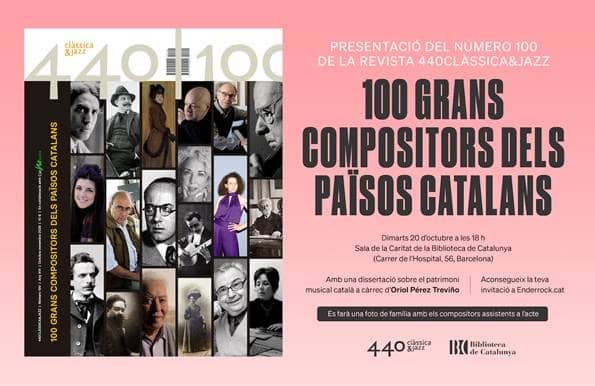 Presentació del número 100 de la revista ‘440Clàssica&Jazz’