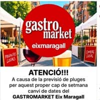 Gastromarket de l'Eix Maragall *Ajornat*