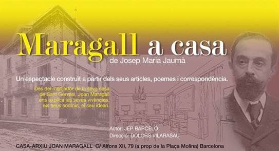 Espectacle "Maragall a casa" de Josep Maria Jaumà