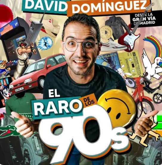 Espectacle "El raro de los 90", a càrrec de David Rodríguez