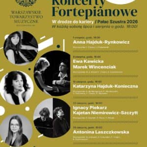 Letnie koncerty fortepianowe w Pałacu Szustra