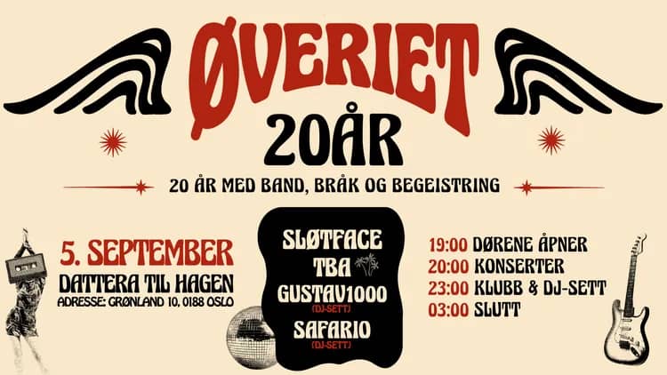 Øveriet fyller 20 år!
