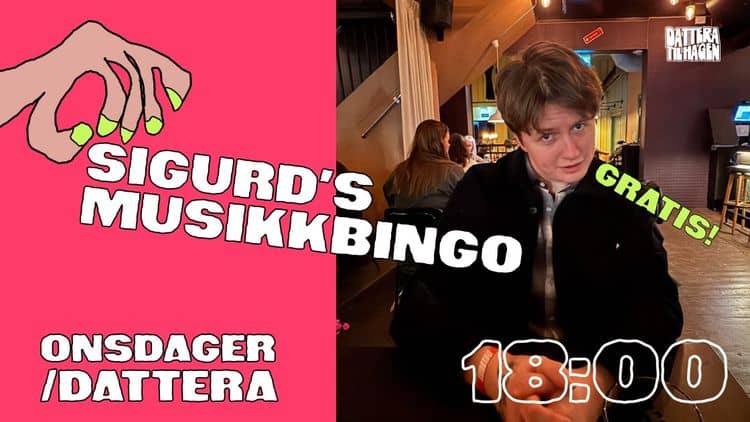Sigurd's Musikkbingo // Dattera til Hagen