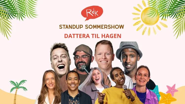 Standupsommer på Dattera med kjente, kjære og lovende komikere!