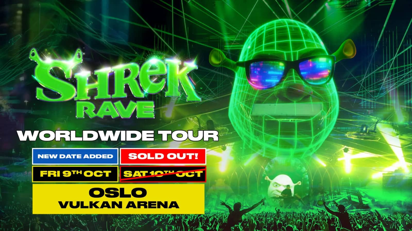 SHREK RAVE Is Coming To Oslo!