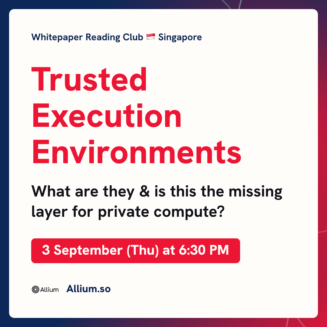 WPRC {SG} Trusted Execution Environments