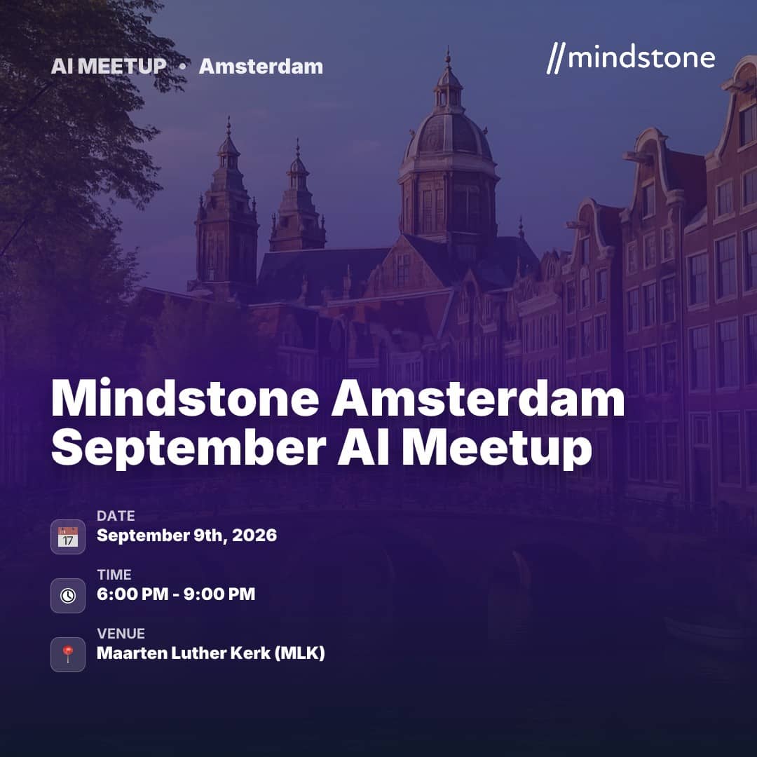 Mindstone Amsterdam September AI Meetup