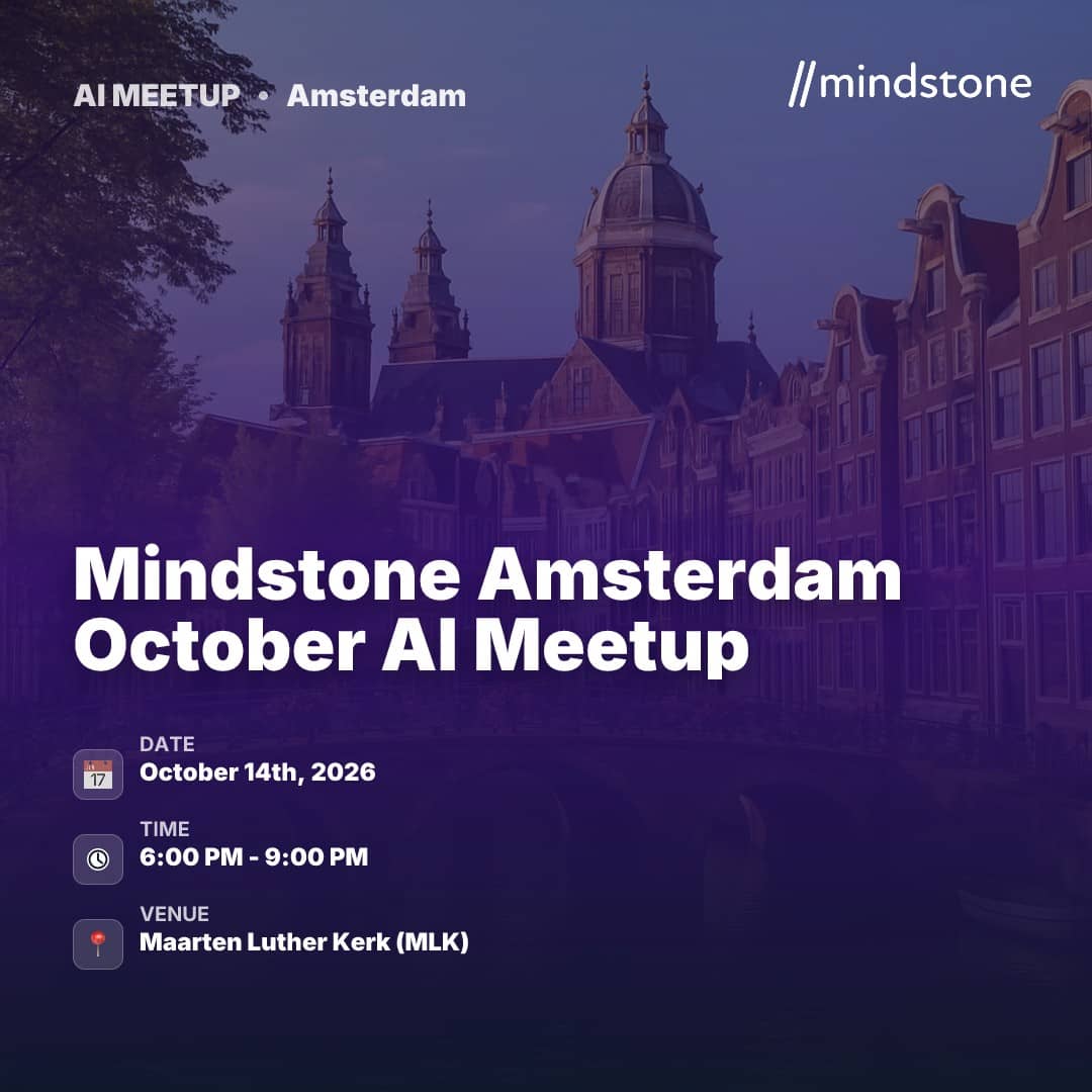 Mindstone Amsterdam October AI Meetup
