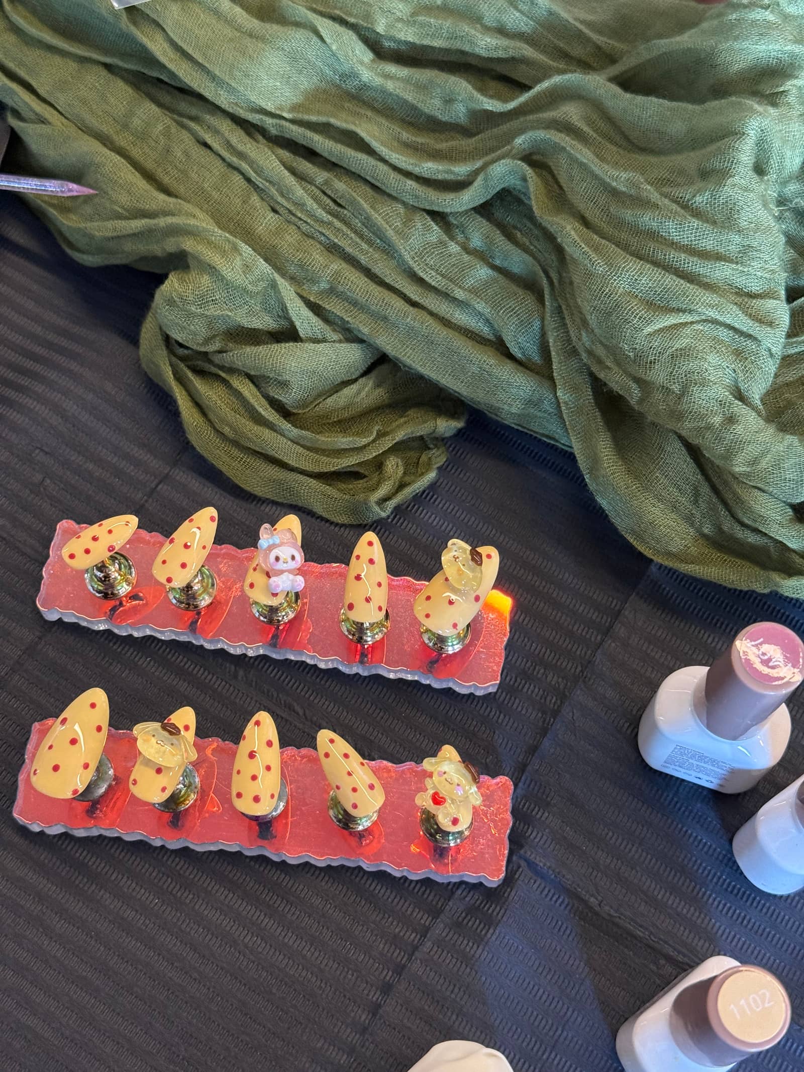 diy press-on nail party with adorn nails