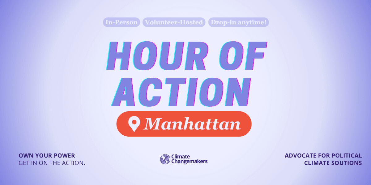 Manhattan Climate Changemakers Hour of Action