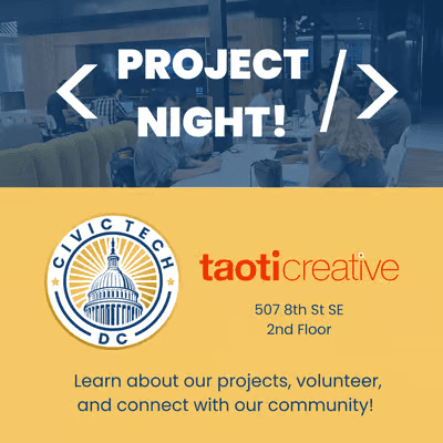 Civic Tech DC Project Night