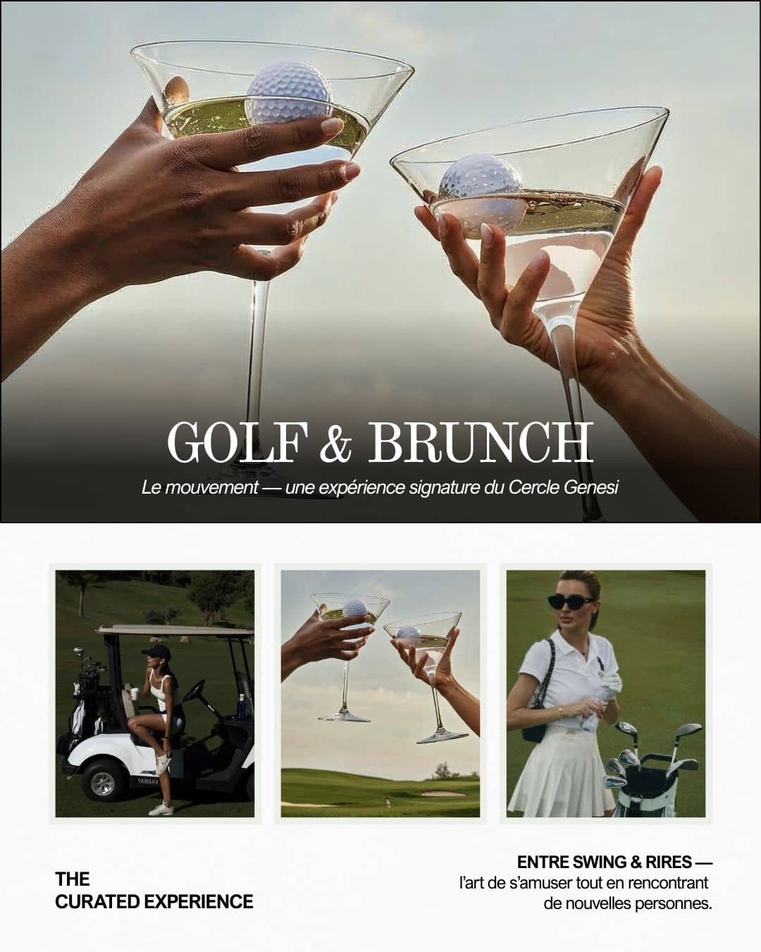 GOLF & BRUNCH — le sport en networking réinventé.