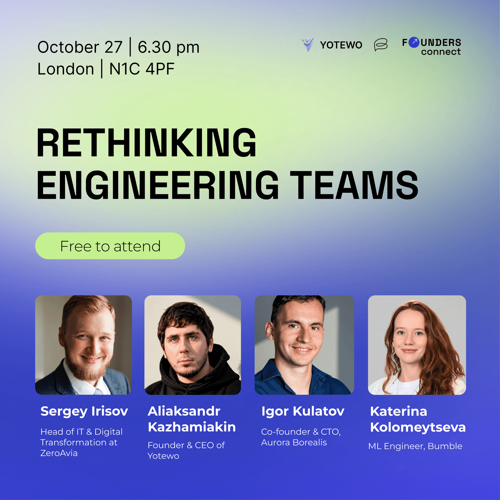 RETHINKING ENGINEERING TEAMS