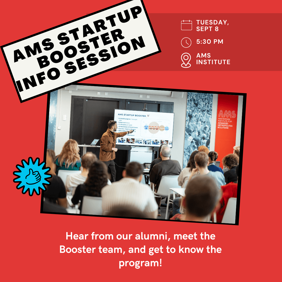 Meet the AMS Startup Booster: Geting Ready for Batch 9!