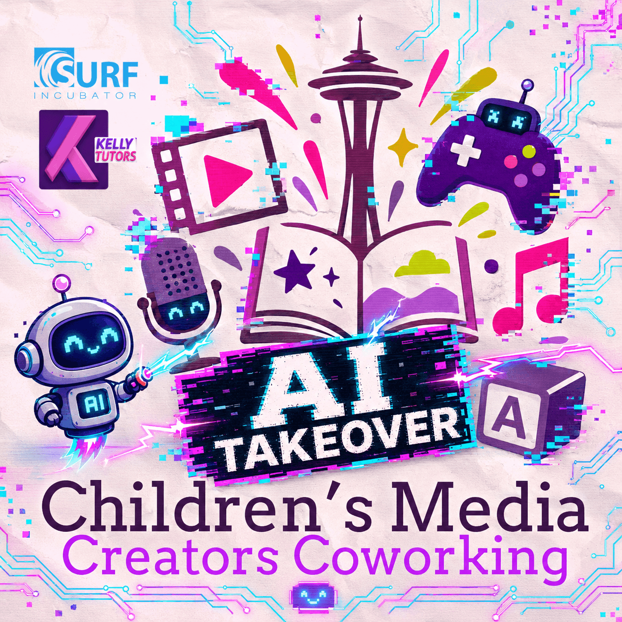 Children’s Media Creators Coworking: AI Week Edition | Kelly Tutors @ SURF Incubator